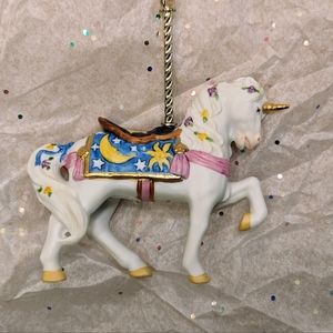 Lenox 1989 Carousel Collection Porcelain Unicorn Ornament